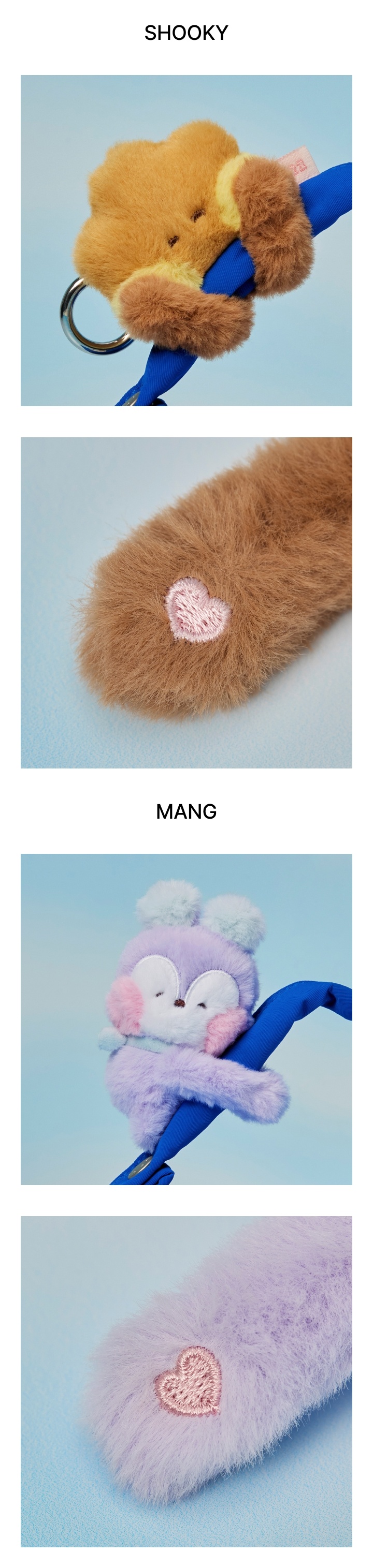 mini minini Magnet Plush Keyring Hug Me 1 detail