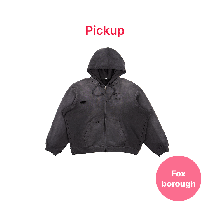 防弾少年団(BTS) - 【weverse限定特典付き☆】1点限り‼️BTS BE アルバム 新品未再生 BTS | [FOXBOROUGH] Zip-up Hoodie (Charcoal) (US Ver.)