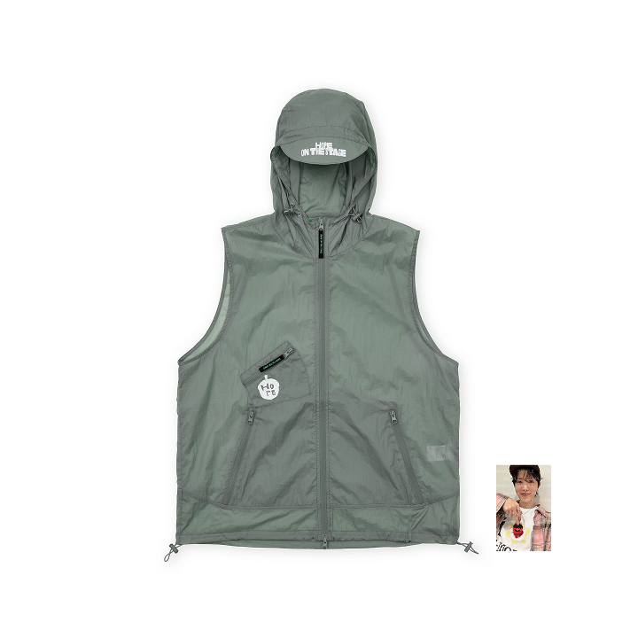 [HOPE ON THE STAGE_FINAL] Wind Vest (Gray)