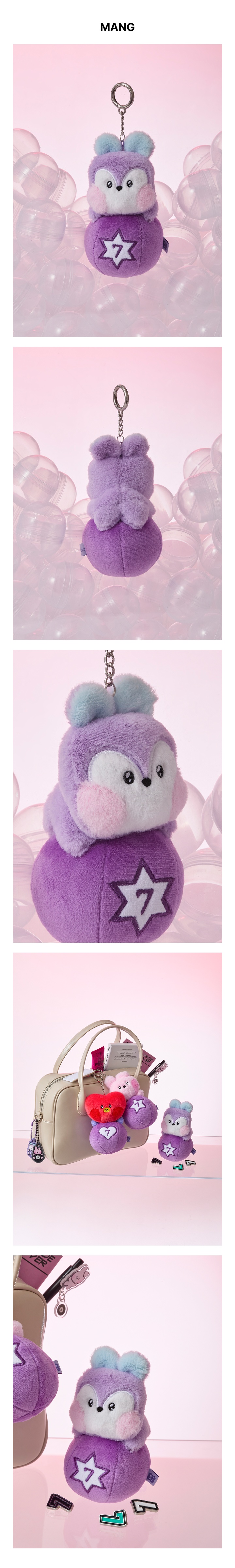 minini PLUSH KEYRING LUCKY GATCHA 6 detail