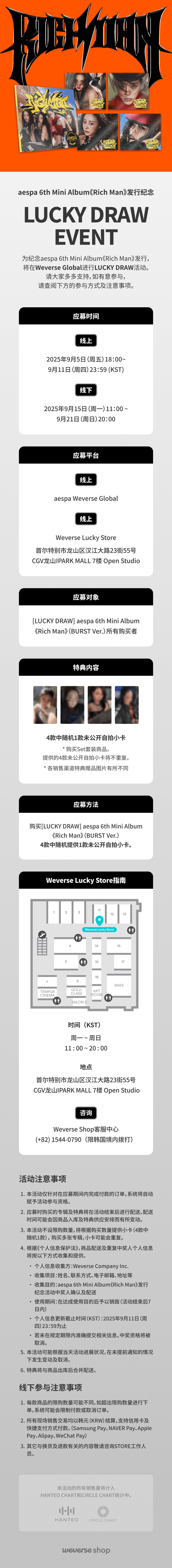 [LUCKY DRAW] 6th Mini Album [Rich Man] (BURST Ver.) (Set) 0 detail