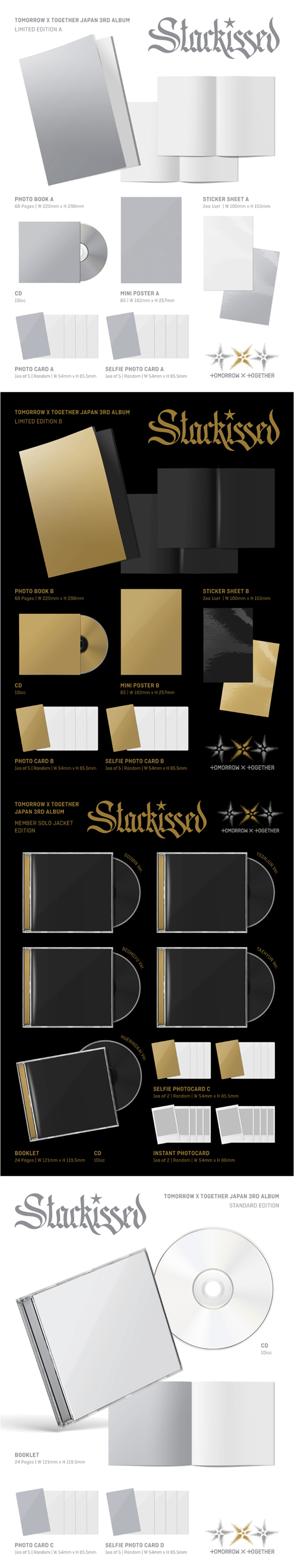 JP 3rd Album 『Starkissed』 3 SET  0 detail