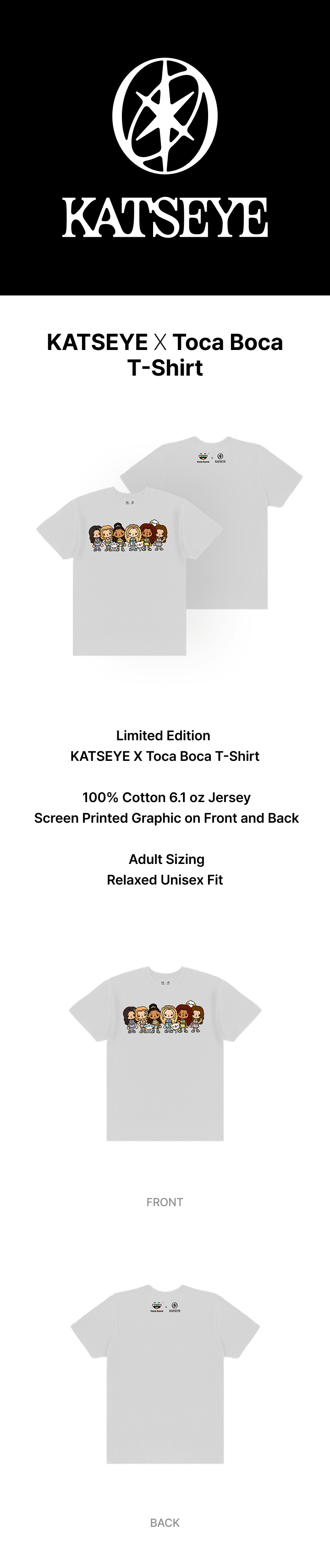 KATSEYE x Toca Boca T-Shirt - Adult 0 detail