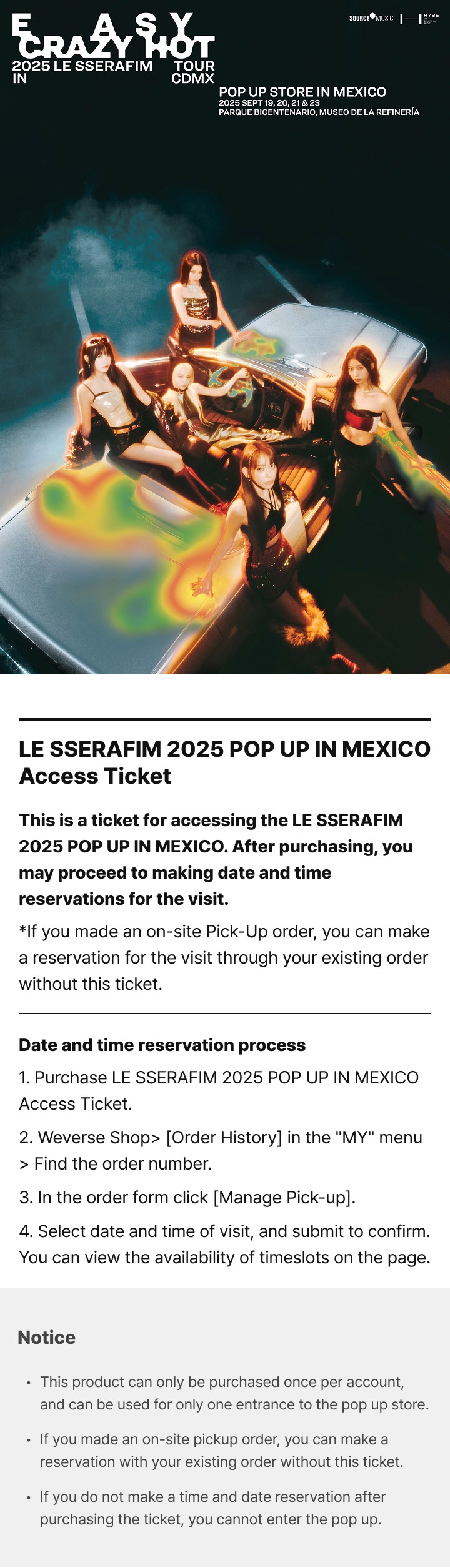 Access Ticket 1 detail