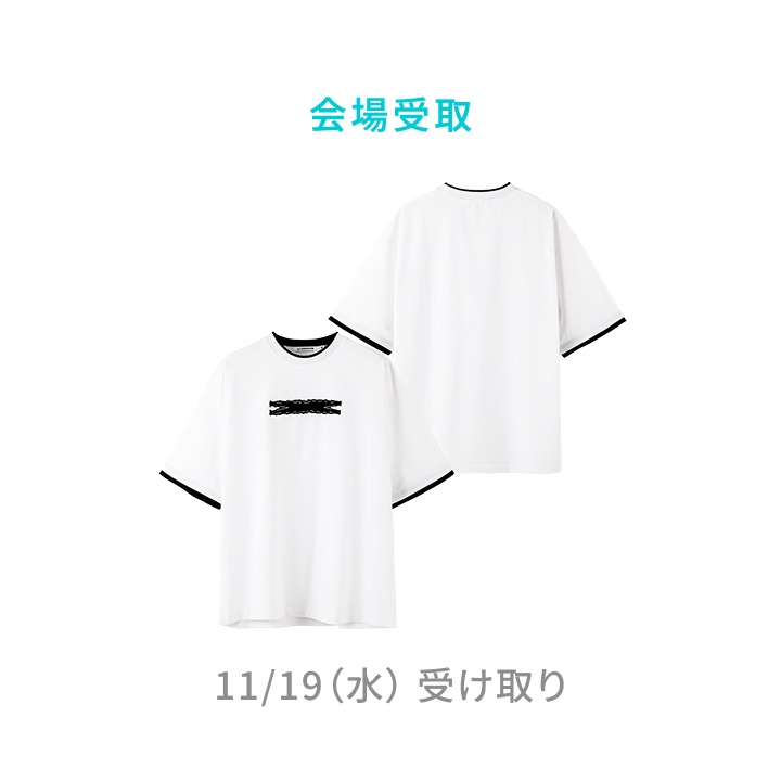 [11/19(水)受け取り]S/S T-SHIRT (WHITE)