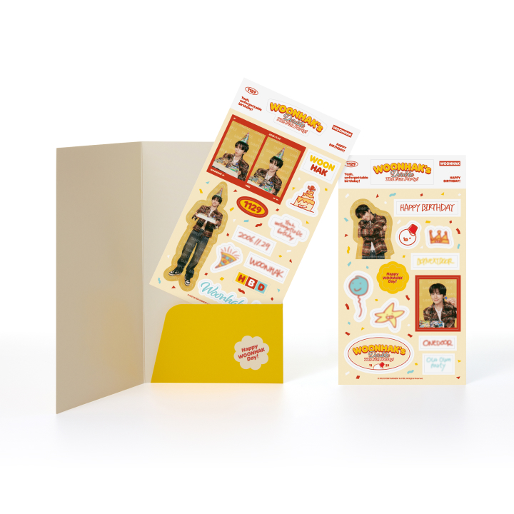 [WOONHAK] PHOTO STICKER SET