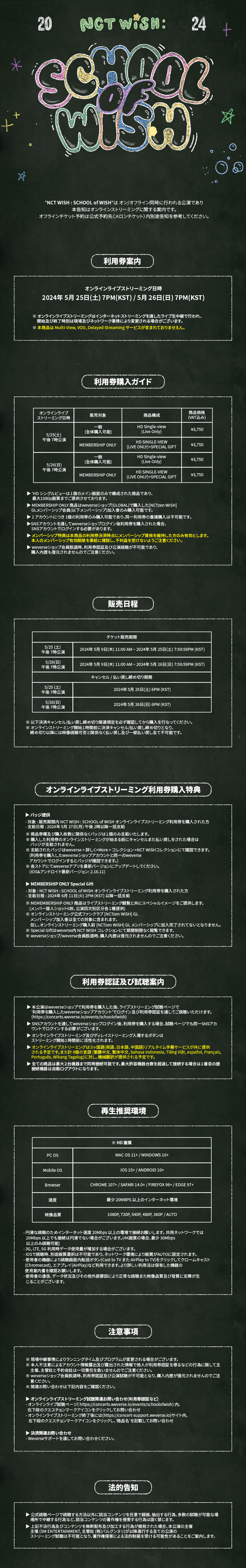 NCT WISH : SCHOOL of WISH HD Single-view (LIVE ONLY) (5/26) 2 detail