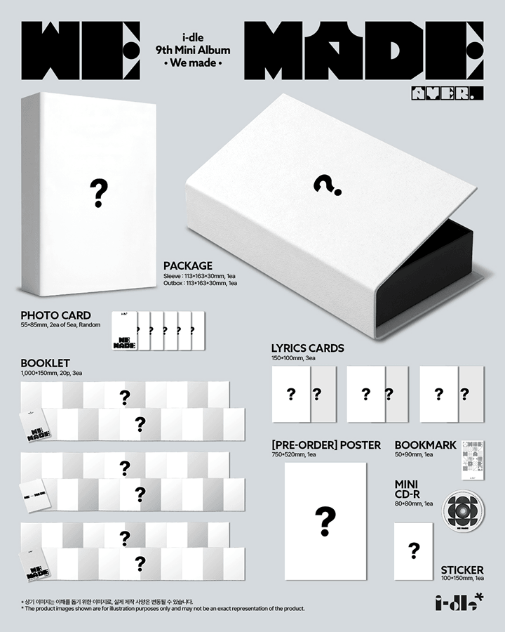 9th Mini Album [We made] (A Ver.) 1 detail