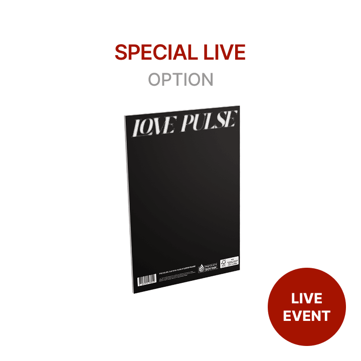 [SPECIAL LIVE] 3rd MINI ALBUM [LOVE PULSE] SPORTY VER. (Option)