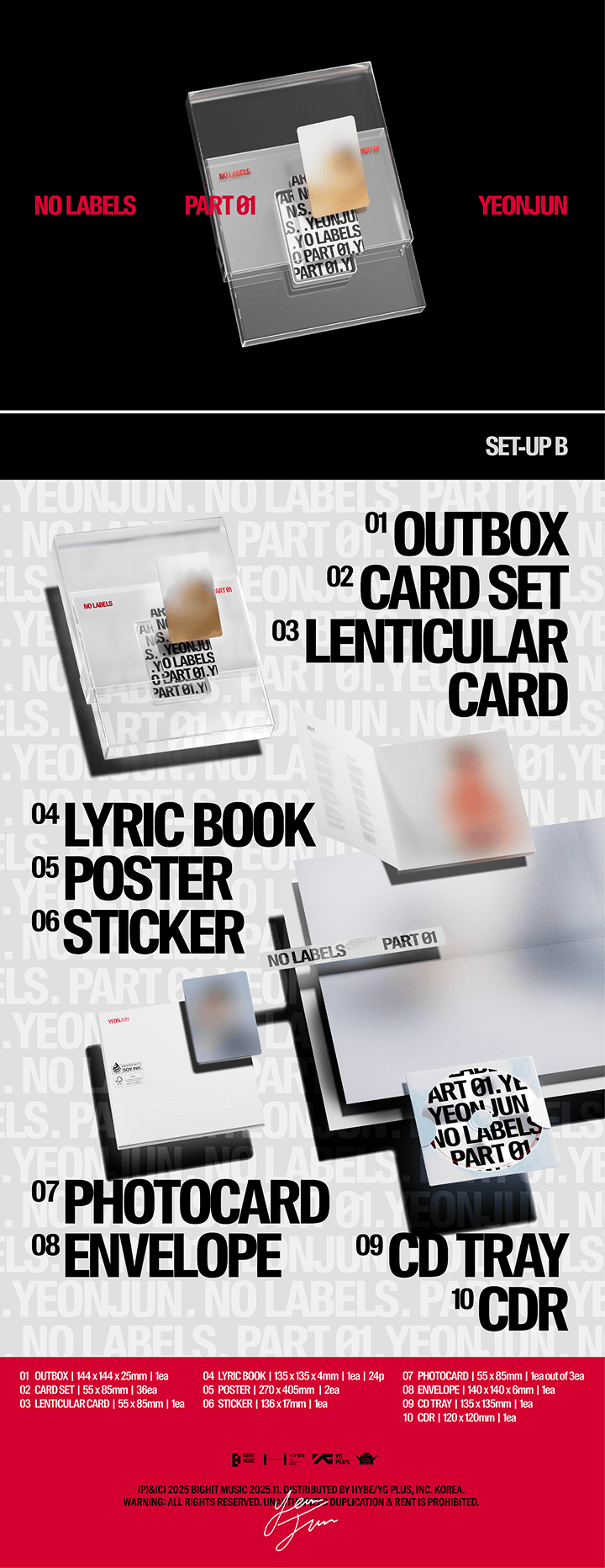 NO LABELS: PART 01 (SET-UP B) (Weverse Exclusive) 0 detail