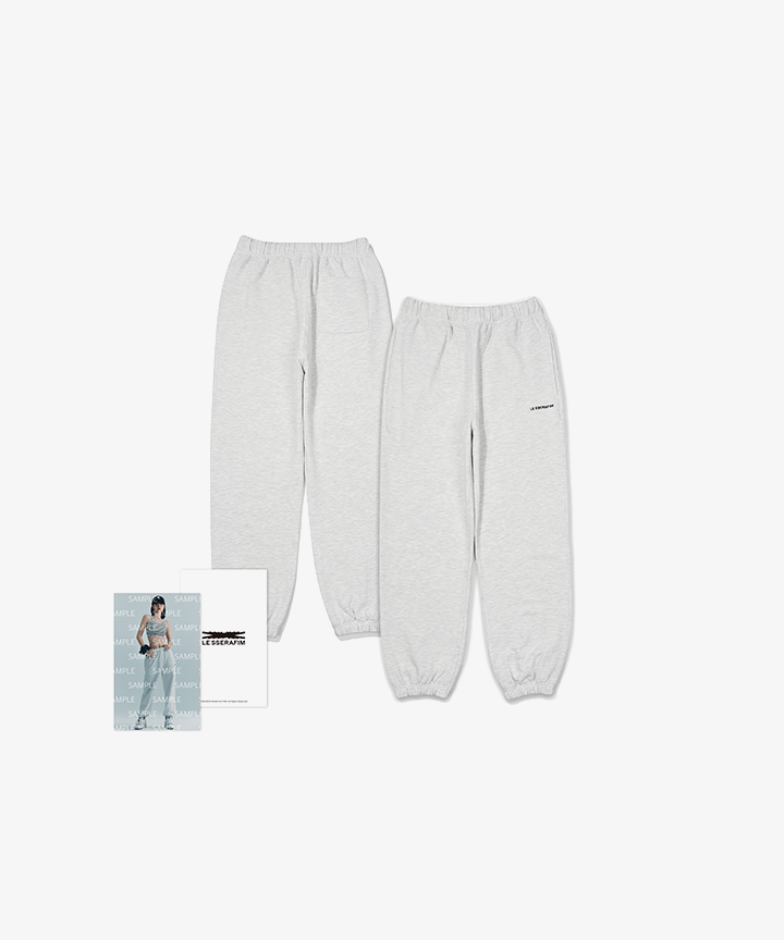 LE SSERAFIM JOGGER PANTS GREY ジョガー パンツ M LE SSERAFIM | Track Pants (Grey)