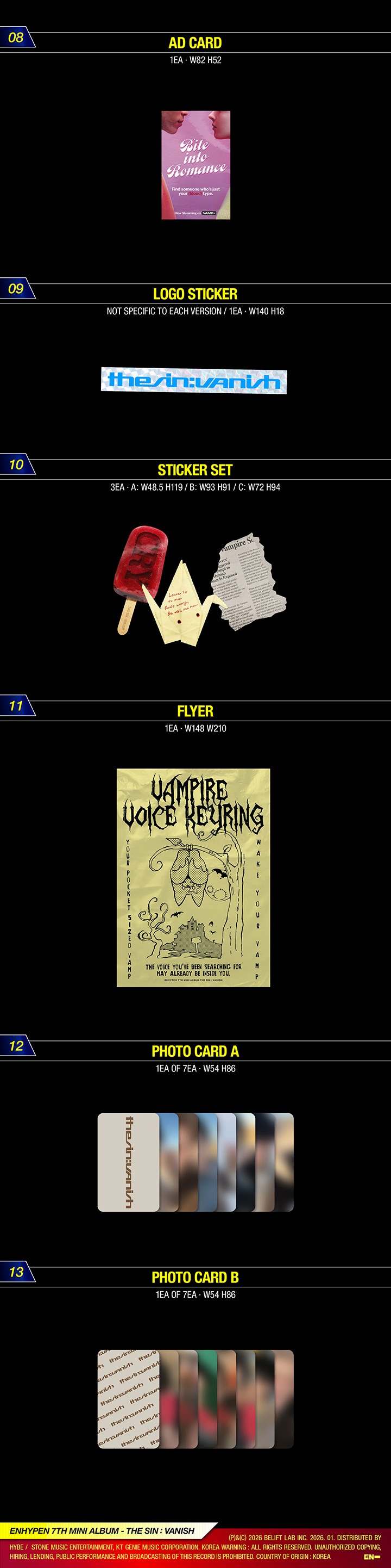 THE SIN : VANISH (Set) 3 detail