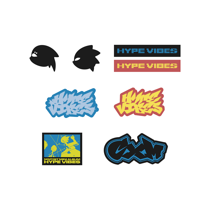 [HYPE VIBES]Sticker Set