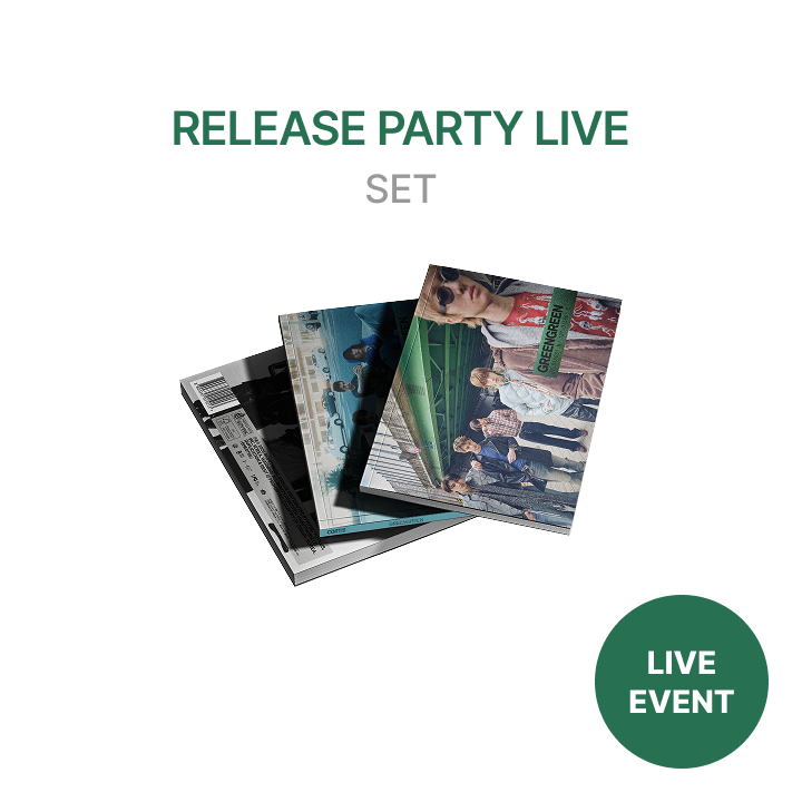 cortis RELEASE PARTY LIVE特典A.B ジェームズ CORTIS | [RELEASE PARTY LIVE] The 2nd EP [GREENGREEN] (Set)