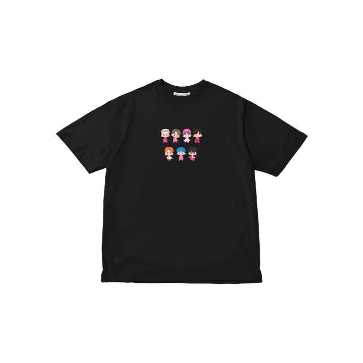 BTS | [In the SEOM] OVERSIZED T-SHIRT (BLACK) (Boy With Luv Ver.)