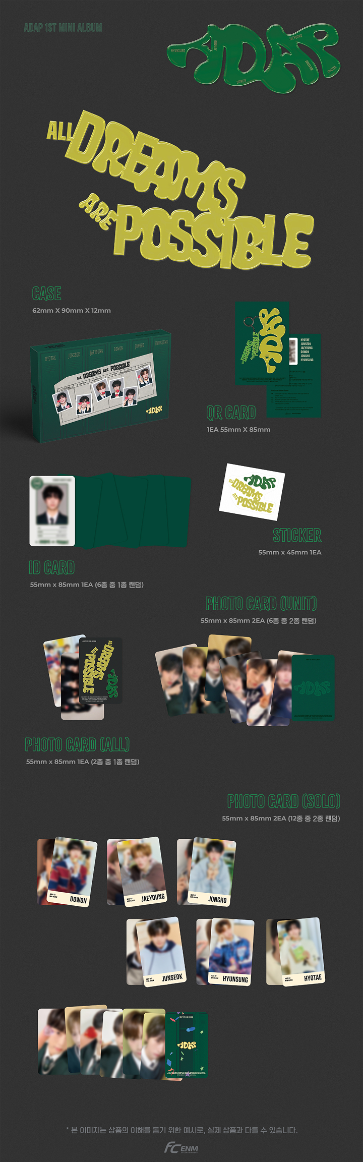 ADAP ARIRANG 1ST Mini Album [All Dreams Are Possible] (Platform Ver.)
