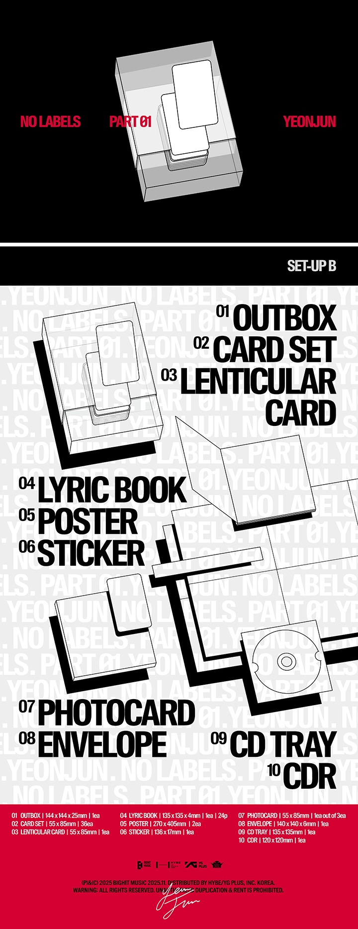 NO LABELS: PART 01 (SET-UP B) (Weverse Exclusive) 0 detail