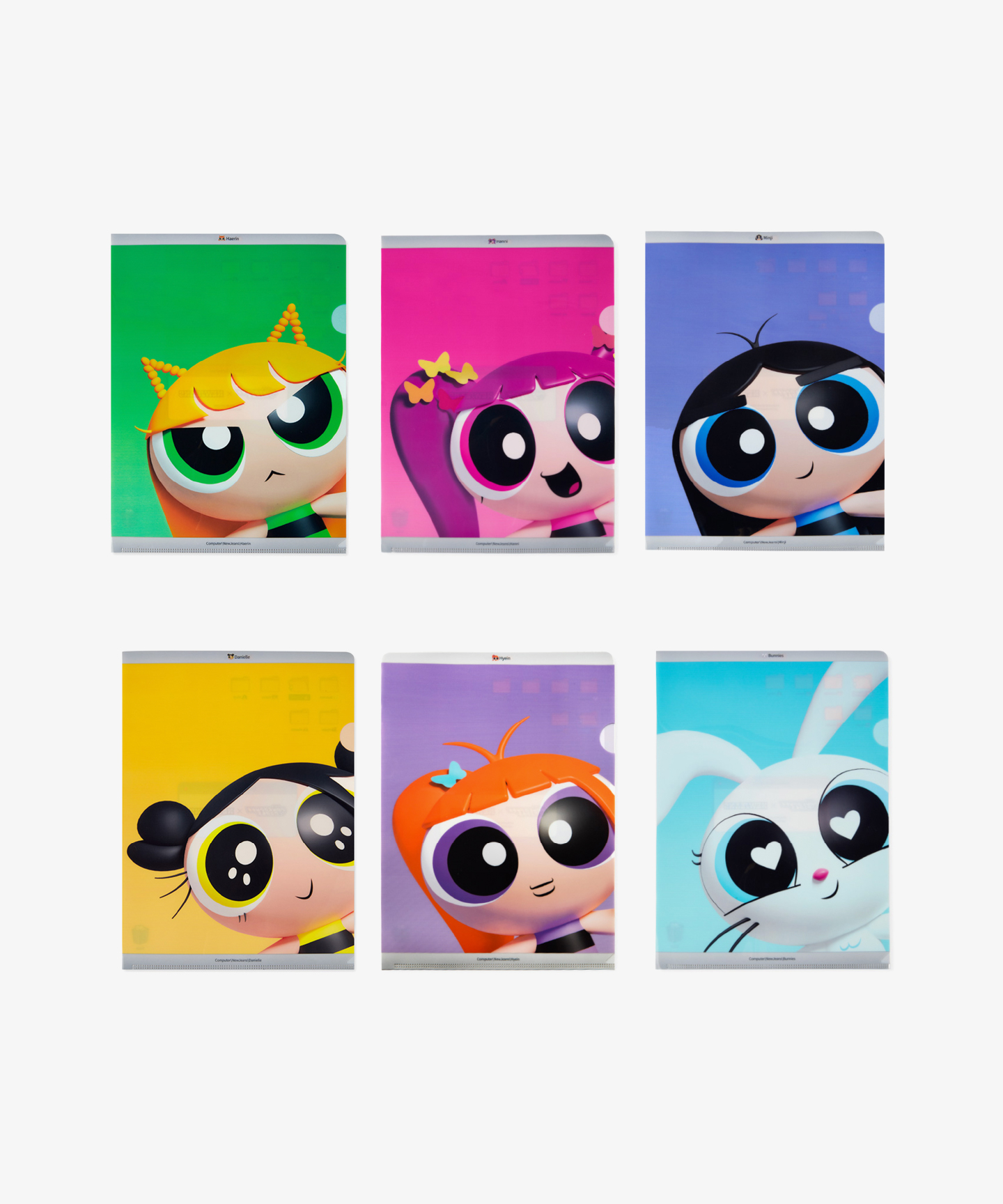 THE POWERPUFF GIRLS x NJ クリアファイル