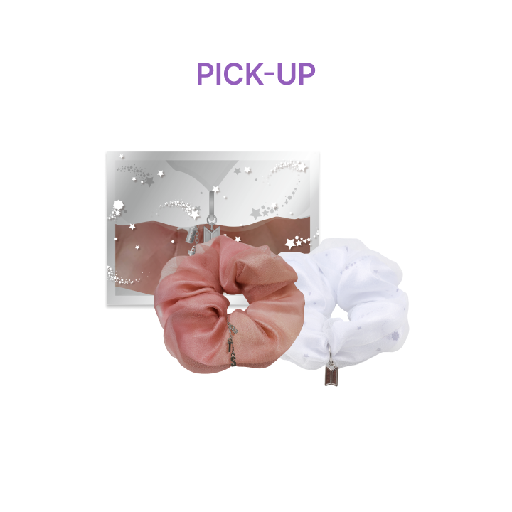 アイドル BTS FESTA Organza Scrunchie Set for Noon BTS | [2025 BTS FESTA x Weverse] Organza Scrunchie Set for Noon