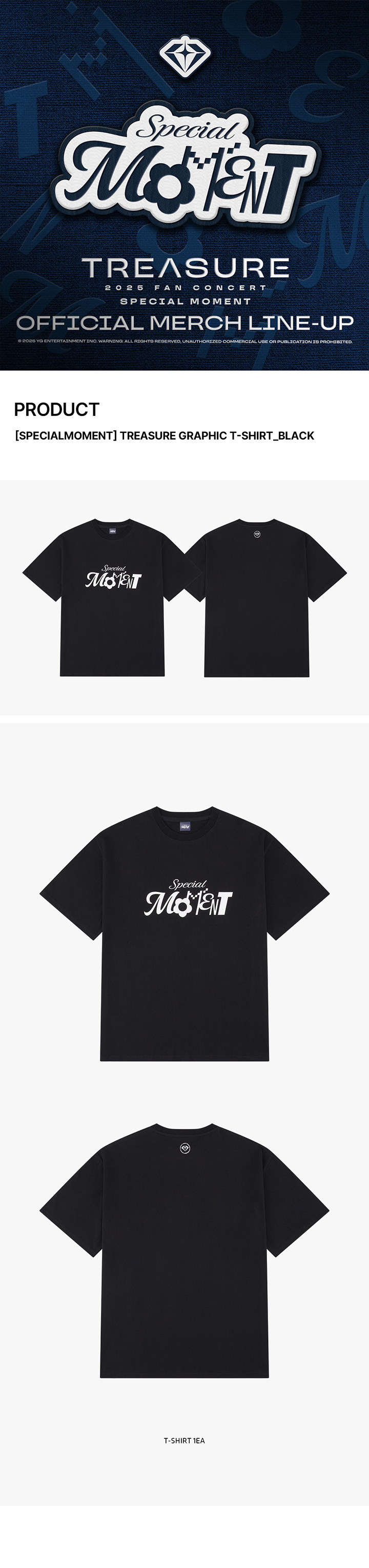 [SPECIALMOMENT] TREASURE GRAPHIC T-SHIRT_BLACK 0 detail