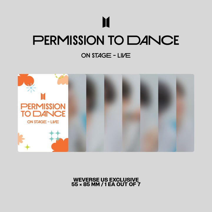 PERMISSION TO DANCE ON STAGE – LIVE  (Connect Ver.) (Weverse Exclusive) 1 detail