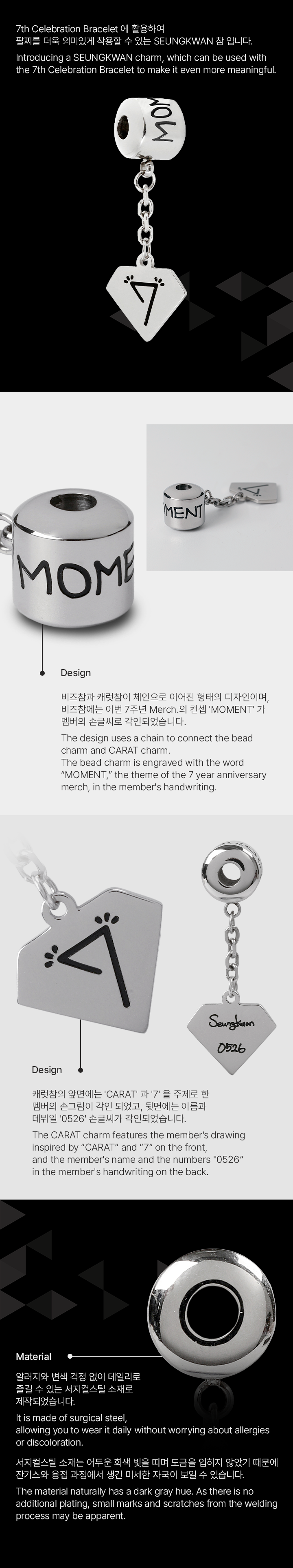 7th Celebration Charm_SEUNGKWAN 1 detail