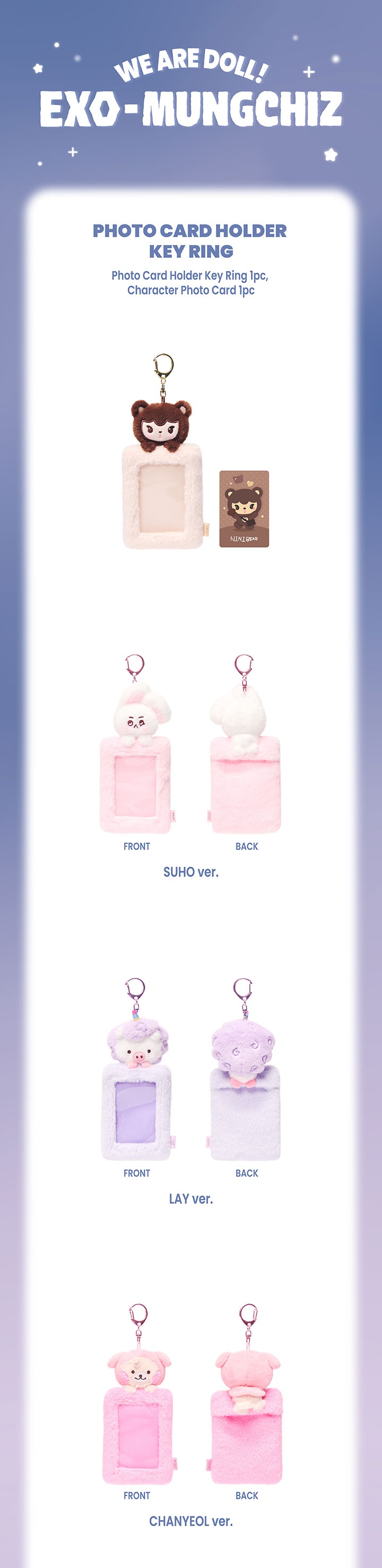 PHOTO CARD HOLDER KEY RING 1 detail