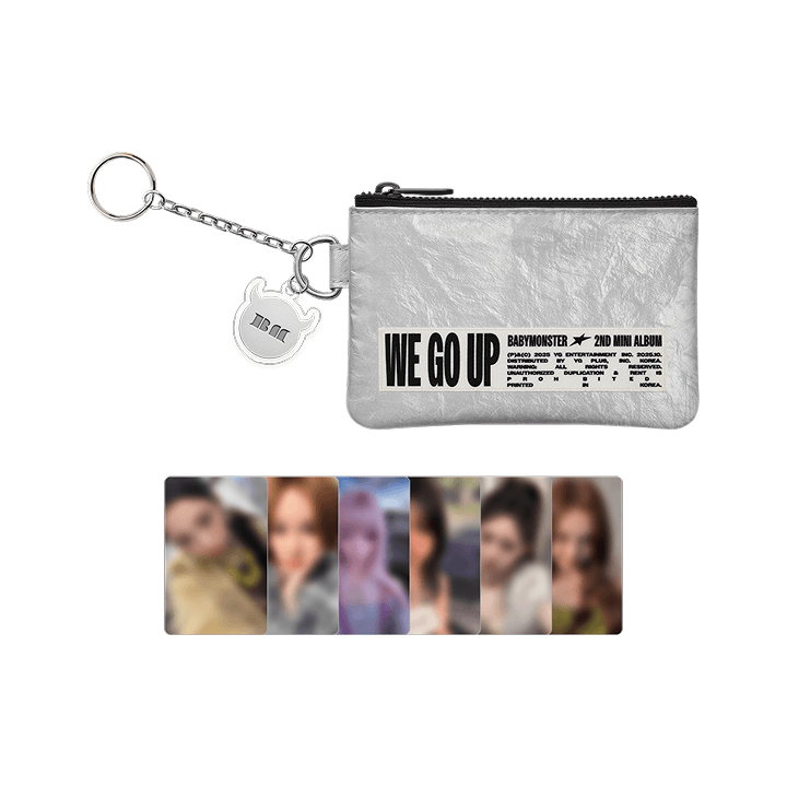 [WEGOUP] BABYMONSTER KEYRING ZIPPER POUCH_0