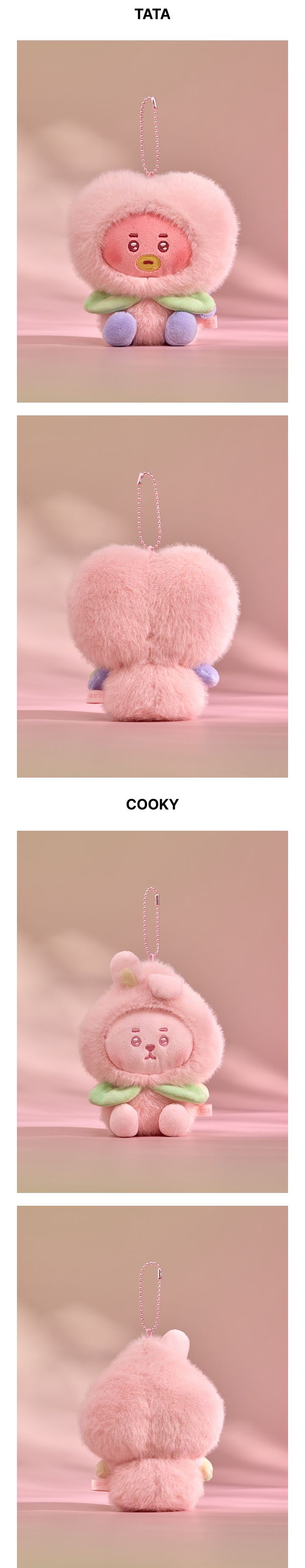 Peach Holic Plush Keyring 2 detail