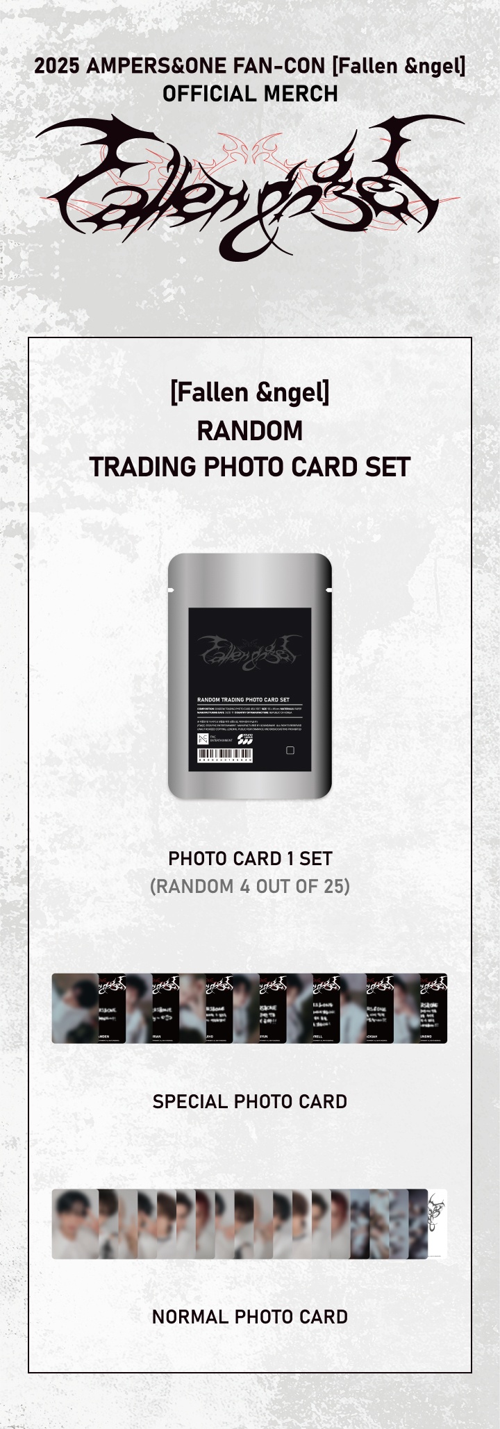 [Fallen &ngel] RANDOM TRADING PHOTO CARD SET 1 detail