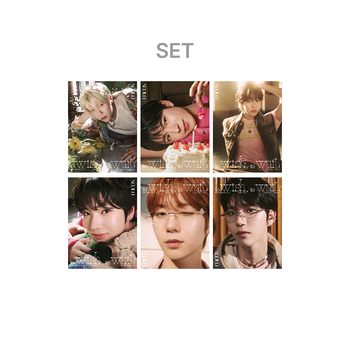 DICON VOLUME N°29 NCT WISH TO WISH, TO WAIT (SET)