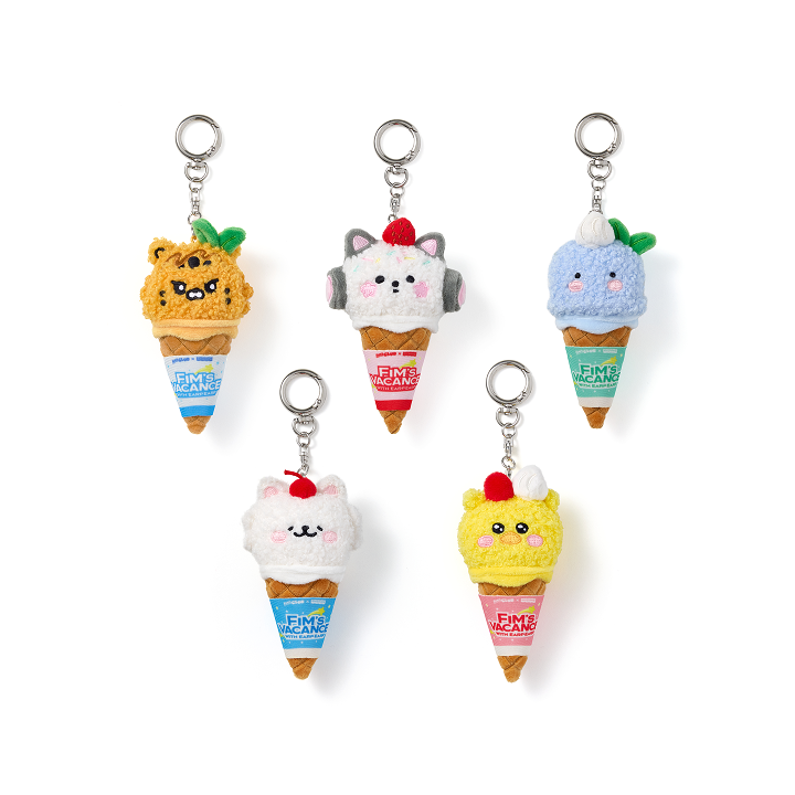 LE SSERAFIM | [FIM'S CLUB X EARP EARP] PLUSH KEYRING (ICE CREAM ver.)