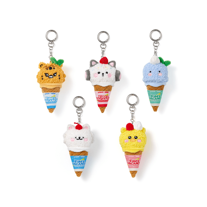 [FIM'S CLUB X EARP EARP] PLUSH KEYRING (ICE CREAM ver.)