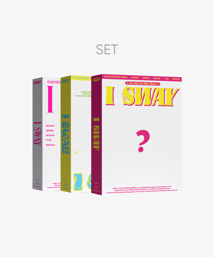 K-POP・アジア (g)i-dle special ver i sway weverse shop i-dle (아이들) | 7th Mini Album [I SWAY] (Set)
