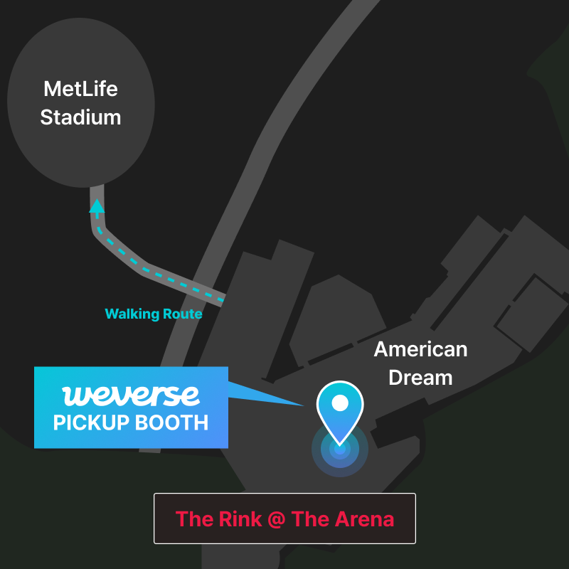 Weverse US] Weverse Pre-order for Pickup at EAST RUTHERFORD - BTS
