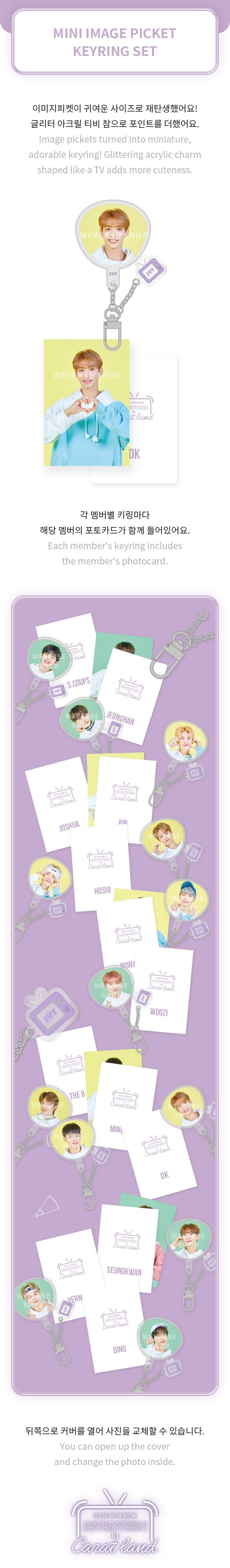 Mini Image Picket Keyring Set 1 detail