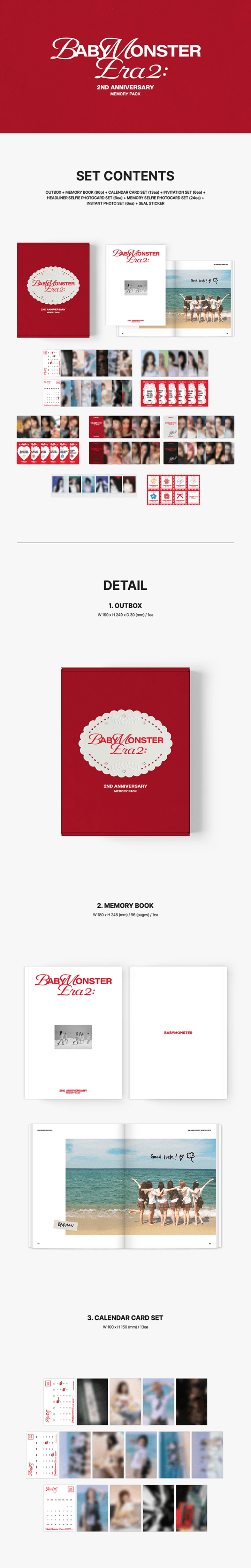 BABYMONSTER : ERA II | BABYMONSTER 2nd Anniversary Memory Pack 1 detail