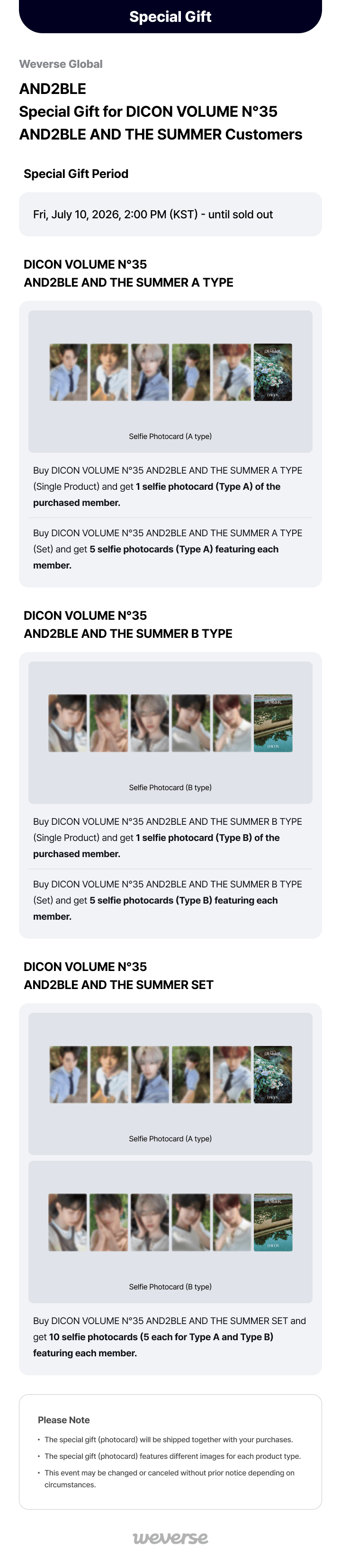 DICON VOLUME N°35 AND2BLE AND THE SUMMER A TYPE (ZHANG HAO) 0 detail