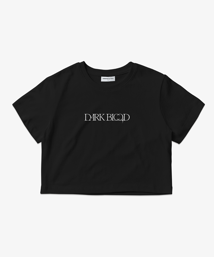 CROP S/S T-SHIRT (WOMEN) (BLACK)