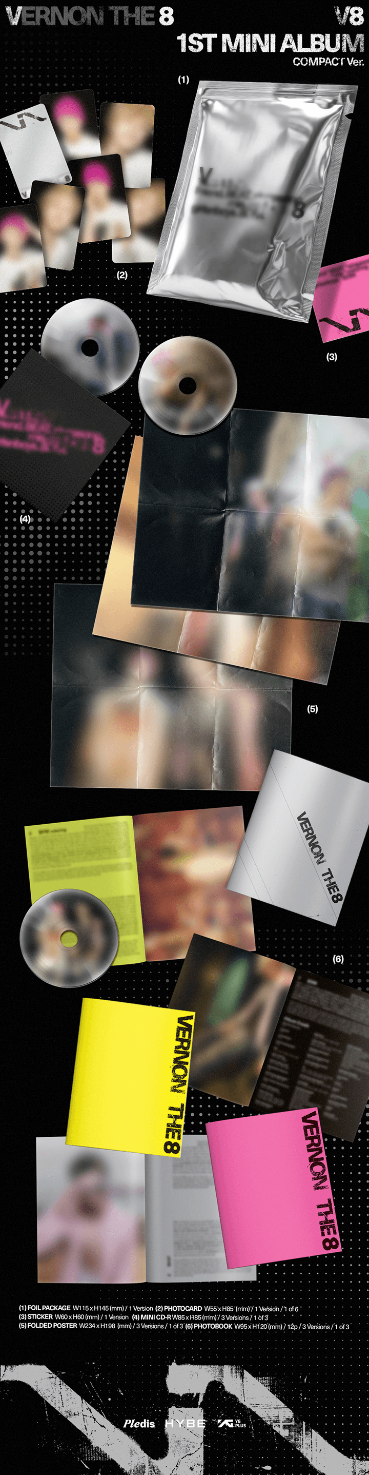 V8 1st Mini Album 'V8' Compact Ver. 0 detail