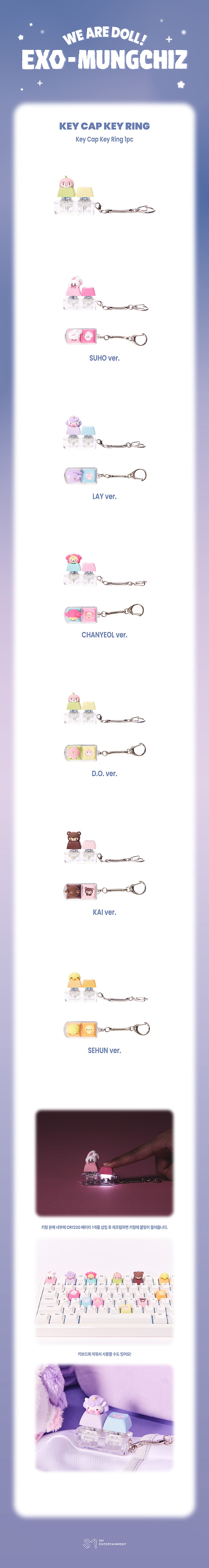 KEY CAP KEY RING 1 detail