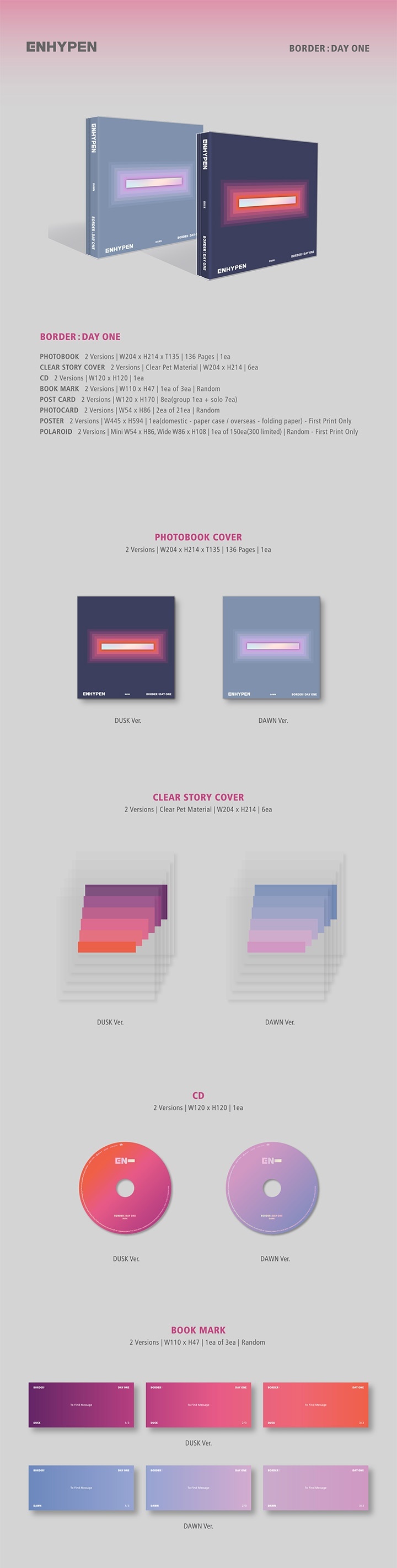 ENHYPEN BUNDLE A 1 detail