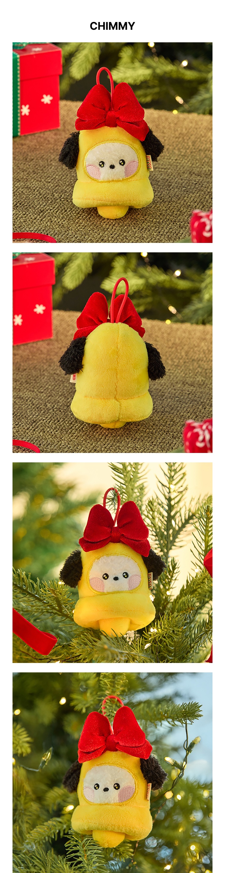 mini minini ORNAMENT PLUSH KEYRING PETITE HOLIDAY 1 detail