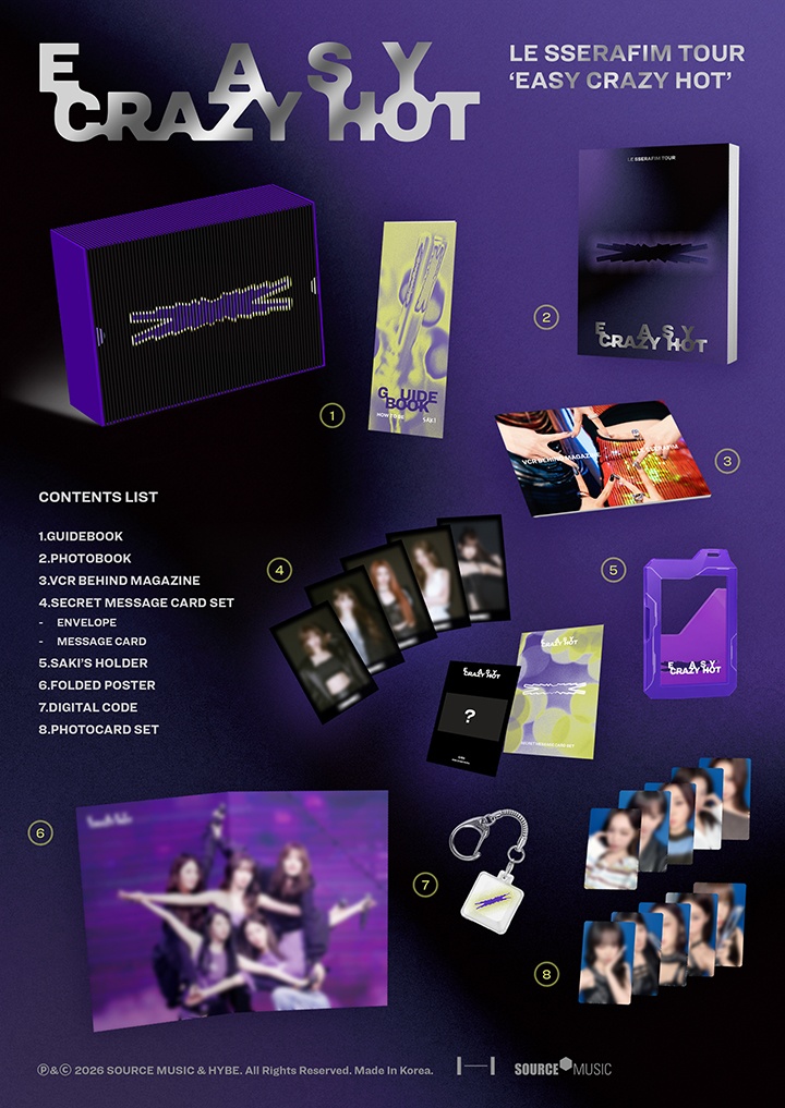 LE SSERAFIM TOUR 'EASY CRAZY HOT' ENCORE IN SEOUL DC 1 detail
