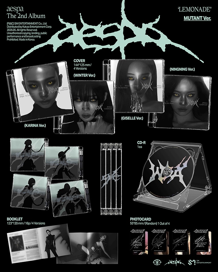 aespa | The 2nd Album [LEMONADE] (MUTANT Ver.) (Random)