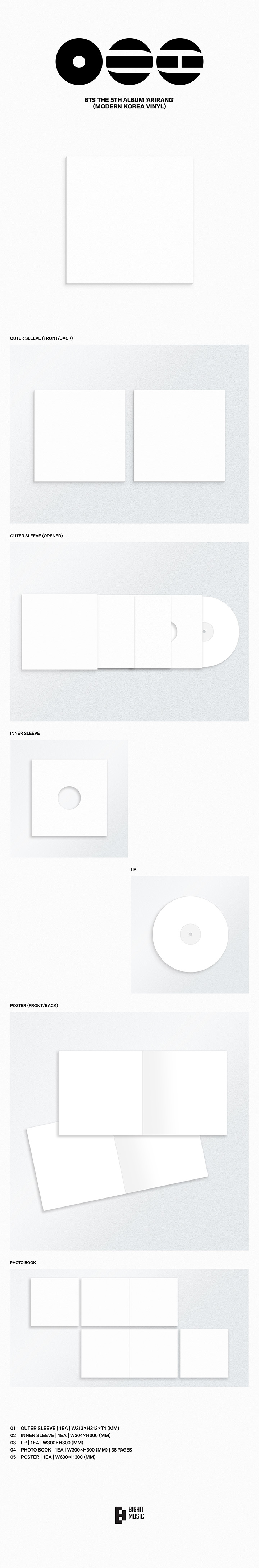 BTS 'Arirang' Vinyl LP Ver. - BTS - HOPESCOLOR