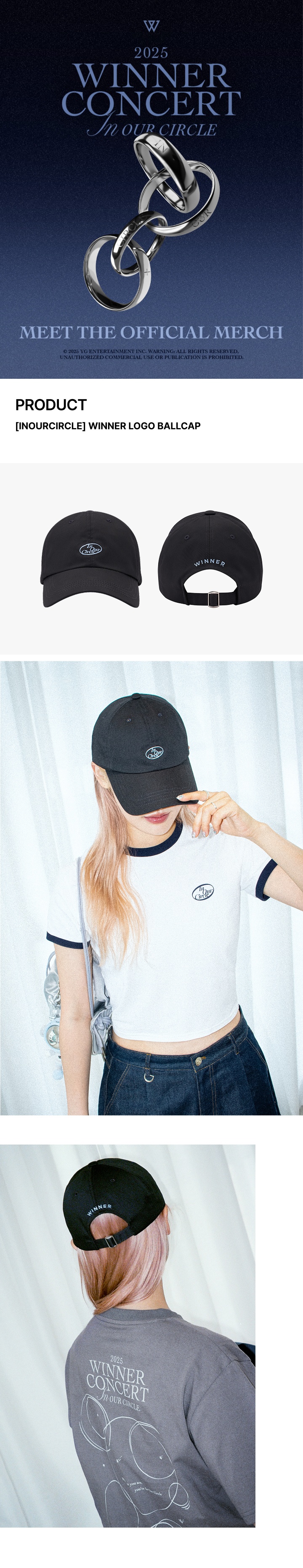 [INOURCIRCLE] WINNER LOGO BALLCAP 0 detail