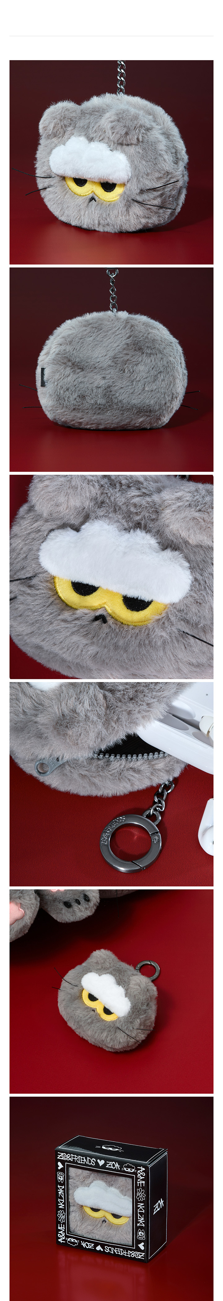 G-DRAGON ZOA FACE POUCH / ZO&FRIENDS [ZOAFUL WINTER] | Buy at SOOJIB