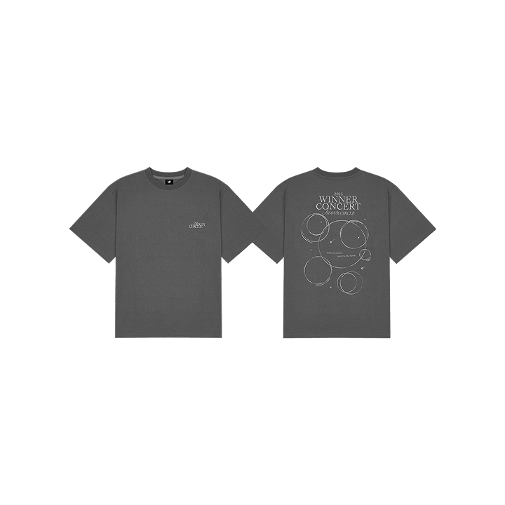[INOURCIRCLE] WINNER PLANET T-SHIRT_CHARCOAL