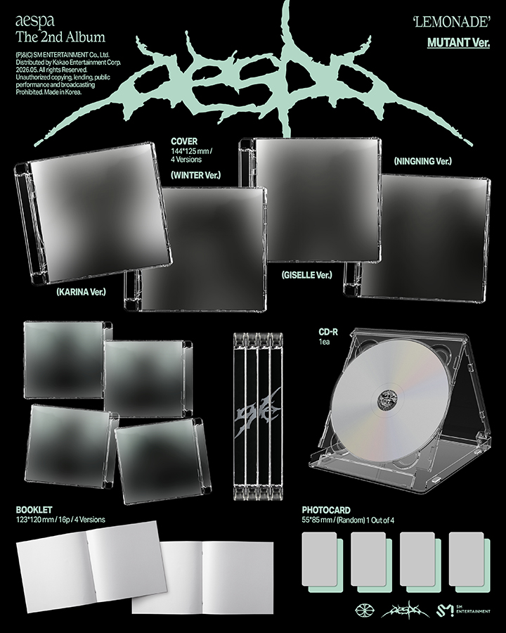 aespa | The 2nd Album [LEMONADE] (MUTANT Ver.) (Random)